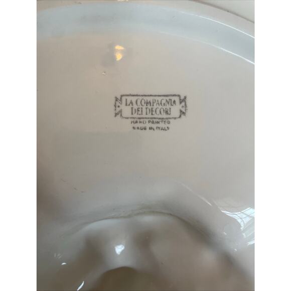 Vintage Italian Cheese Plate-La Compagnia Dei Decori - Picture 3 of 4